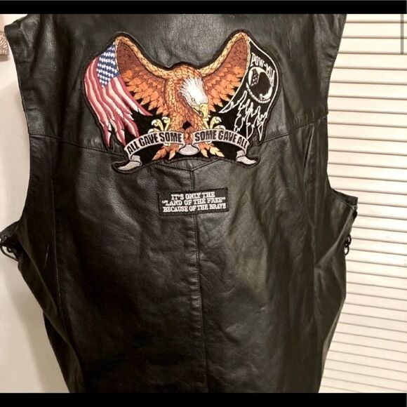 Leather King Jackets & Blazers - Leather King Vest 3X